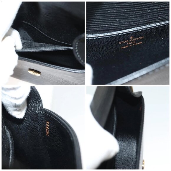 LOUIS VUITTON Epi Mini Saint Cloud Shoulder Bag Black - Picture 15 of 16